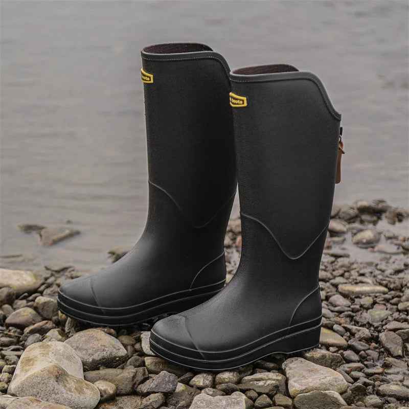 SplashEase | Women’s Easy-On Waterproof Rubber Rain Boots