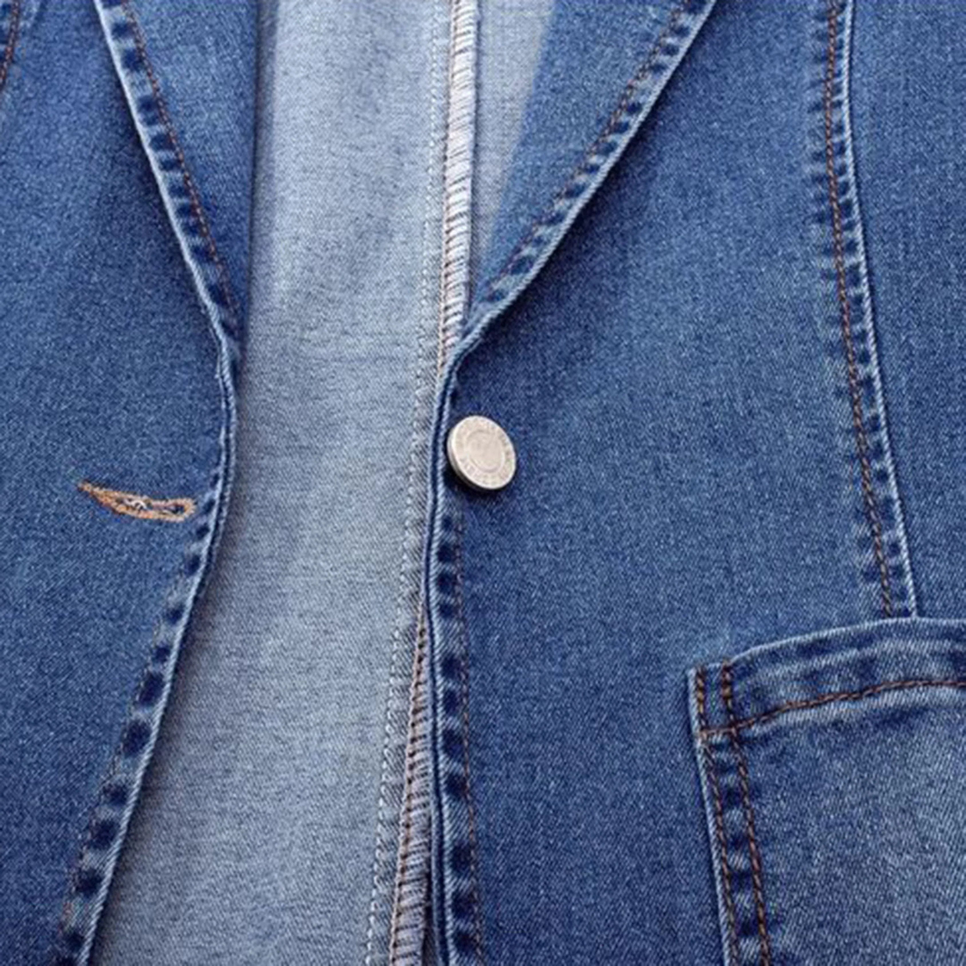 Mia | Stylish Lightweight Denim Blazer 2