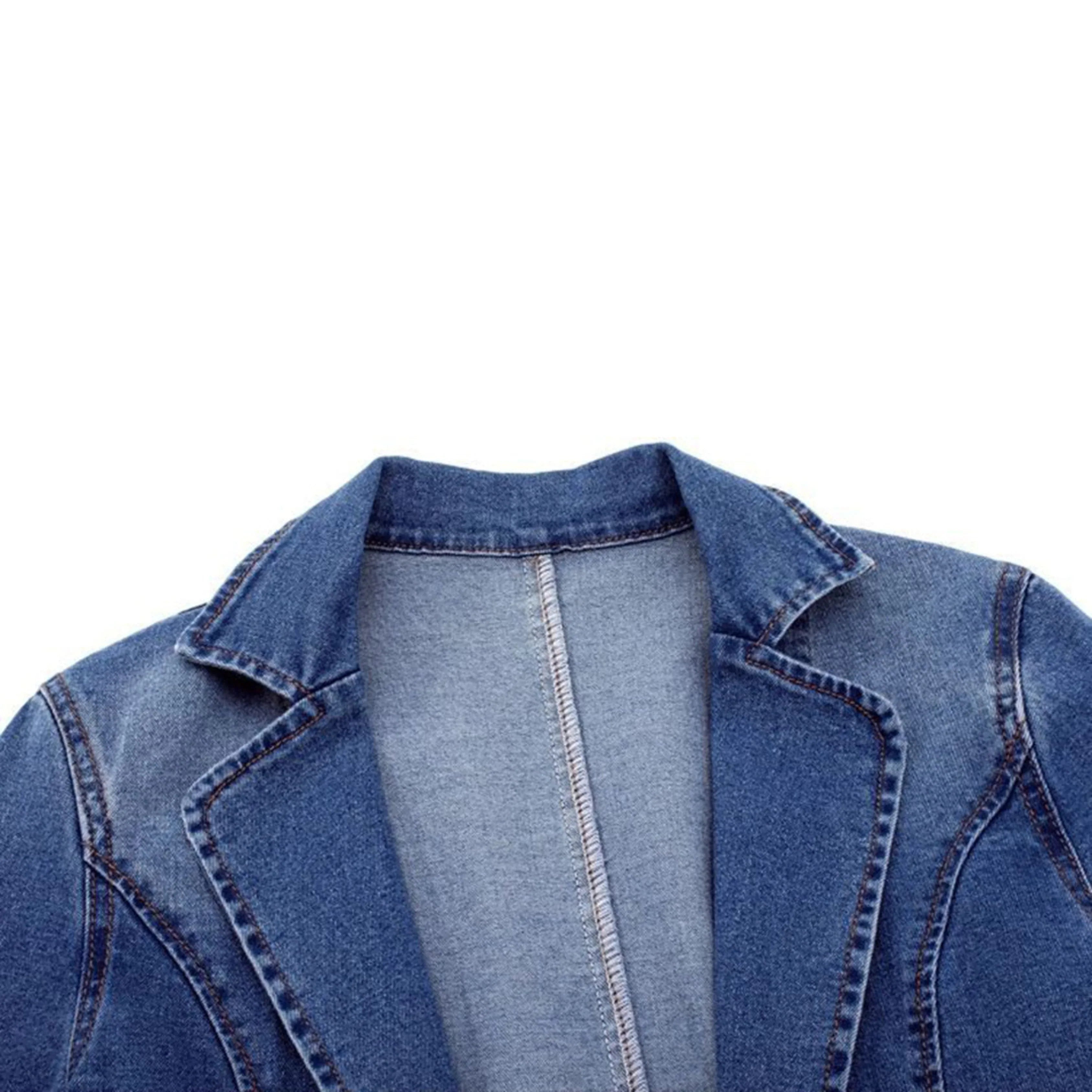 Mia | Stylish Lightweight Denim Blazer 5