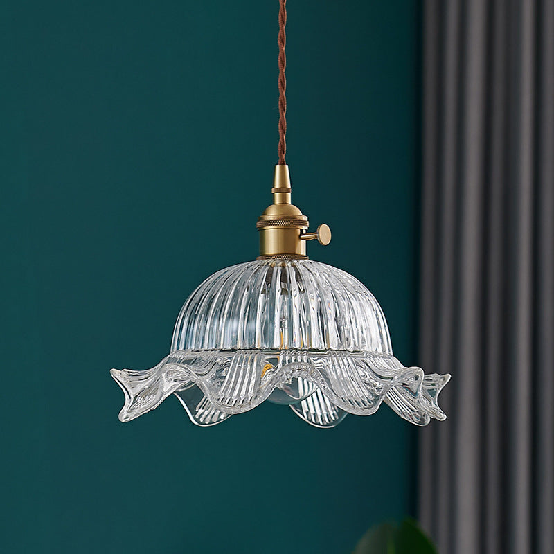 Vintage Transparent Hanging Lamp 0