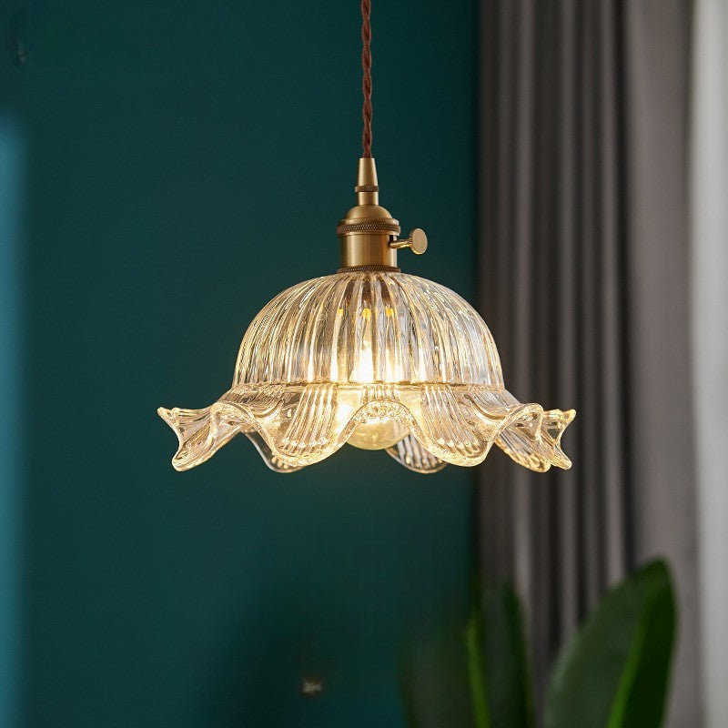 Vintage Transparent Hanging Lamp 1