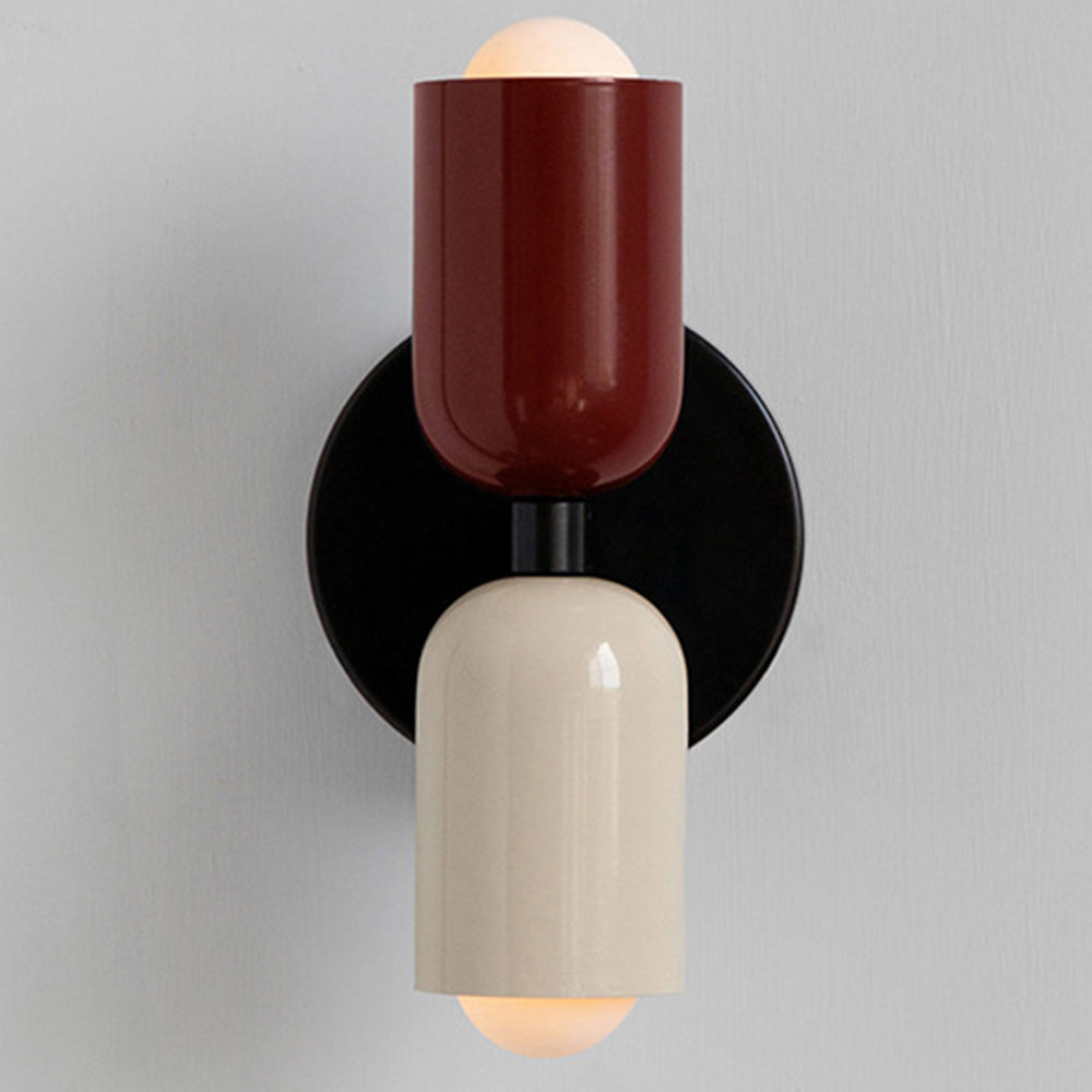 Wall Light Modern Dual Glass Sconce Fixture 15