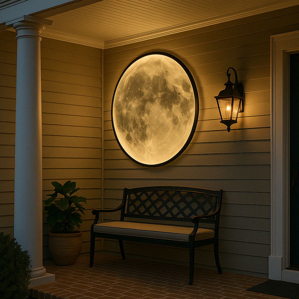 Wallure | Glowing Moon Wall Lamp for a Modern Home Living 3