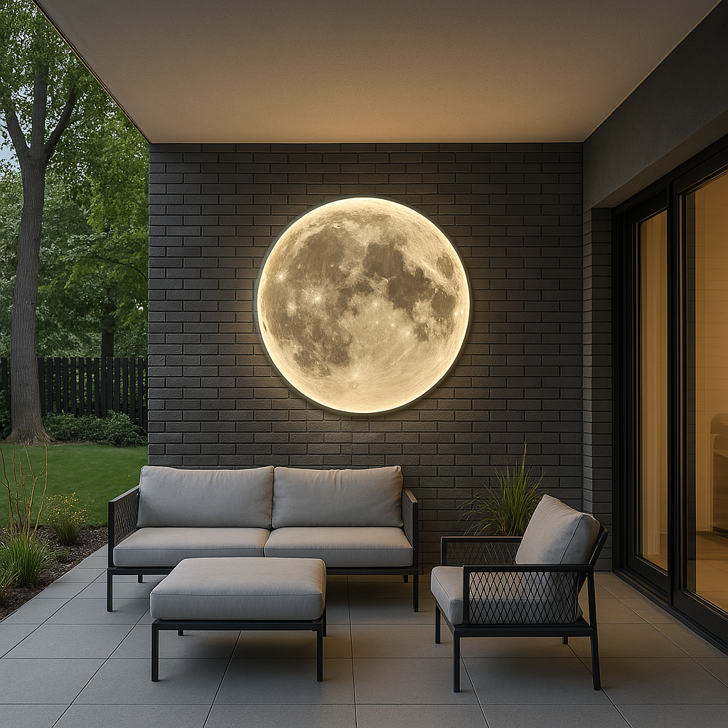 Wallure | Glowing Moon Wall Lamp for a Modern Home Living 5