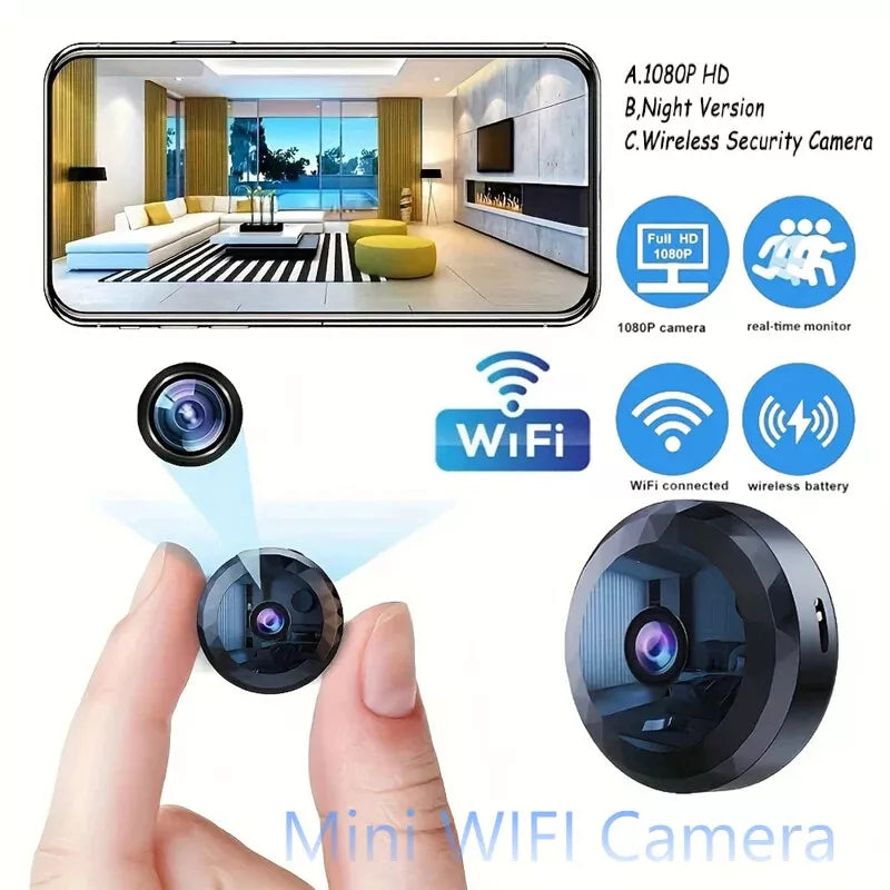 1080P HD Wireless Surveillance Camera with Night Vision and Live Streaming – Home Security Solution 1