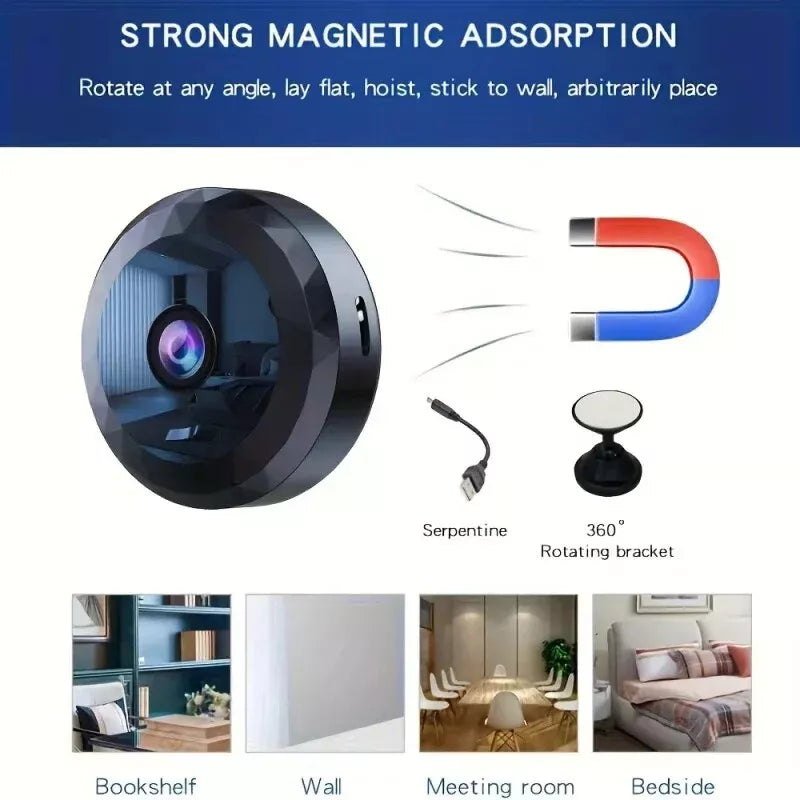 1080P HD Wireless Surveillance Camera with Night Vision and Live Streaming – Home Security Solution 5