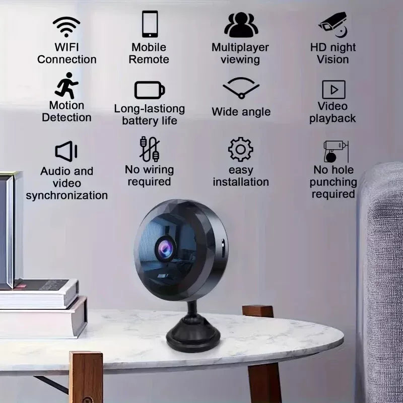 1080P HD Wireless Surveillance Camera with Night Vision and Live Streaming – Home Security Solution 6