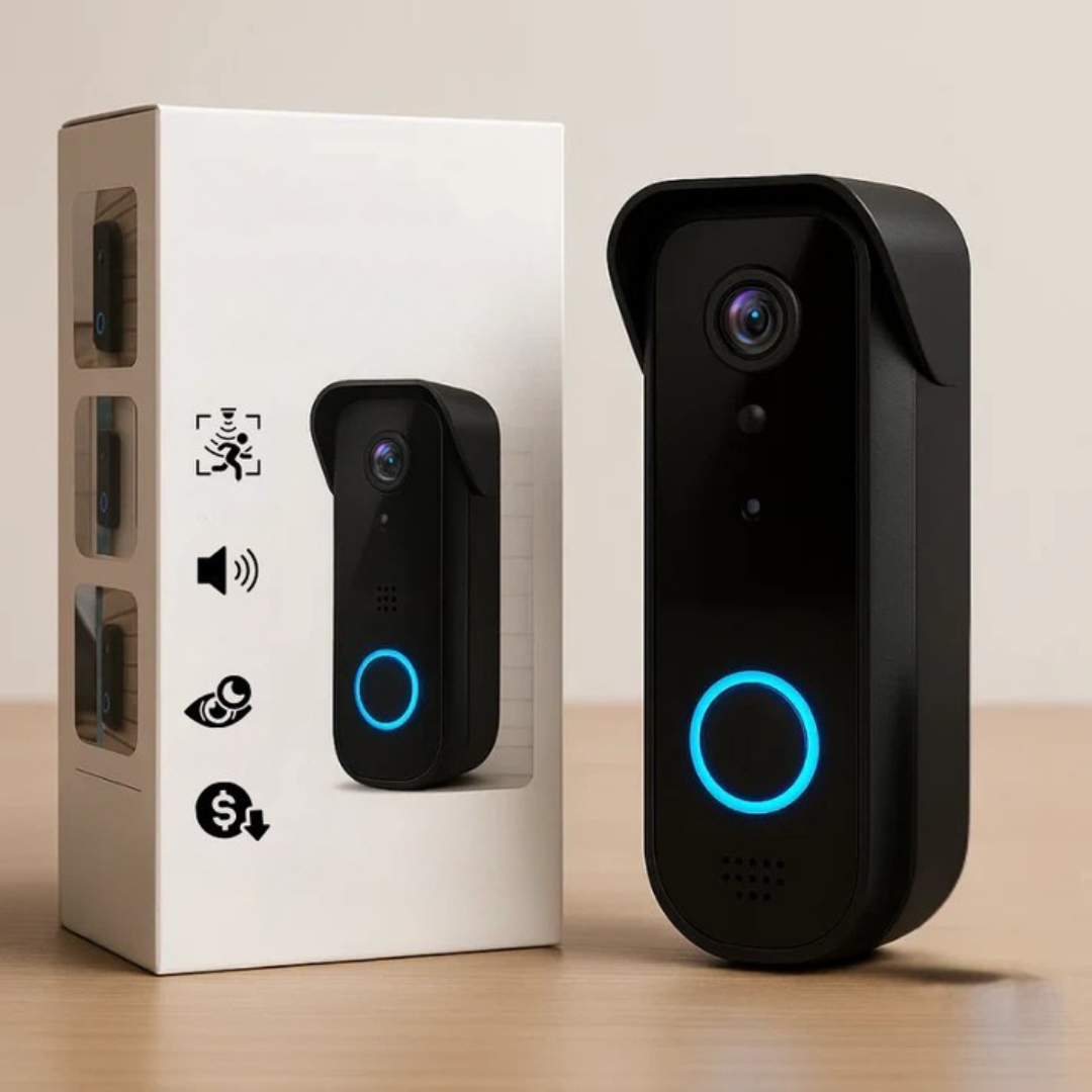 Wireless HD Video Doorbell Camera with 1080P, Night Vision, Two-Way Audio, and Motion Alerts 1
