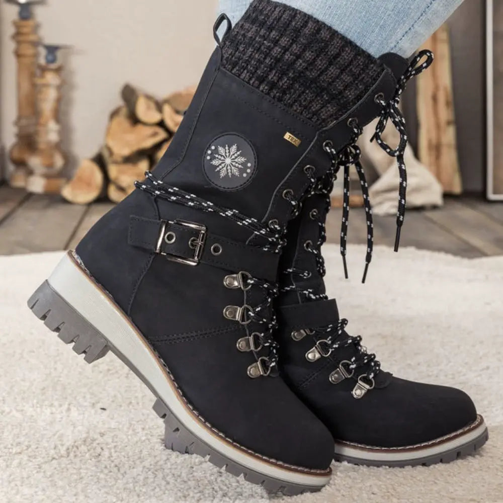 Ava | Cozy Stylish Black Winter Boots for Women 2