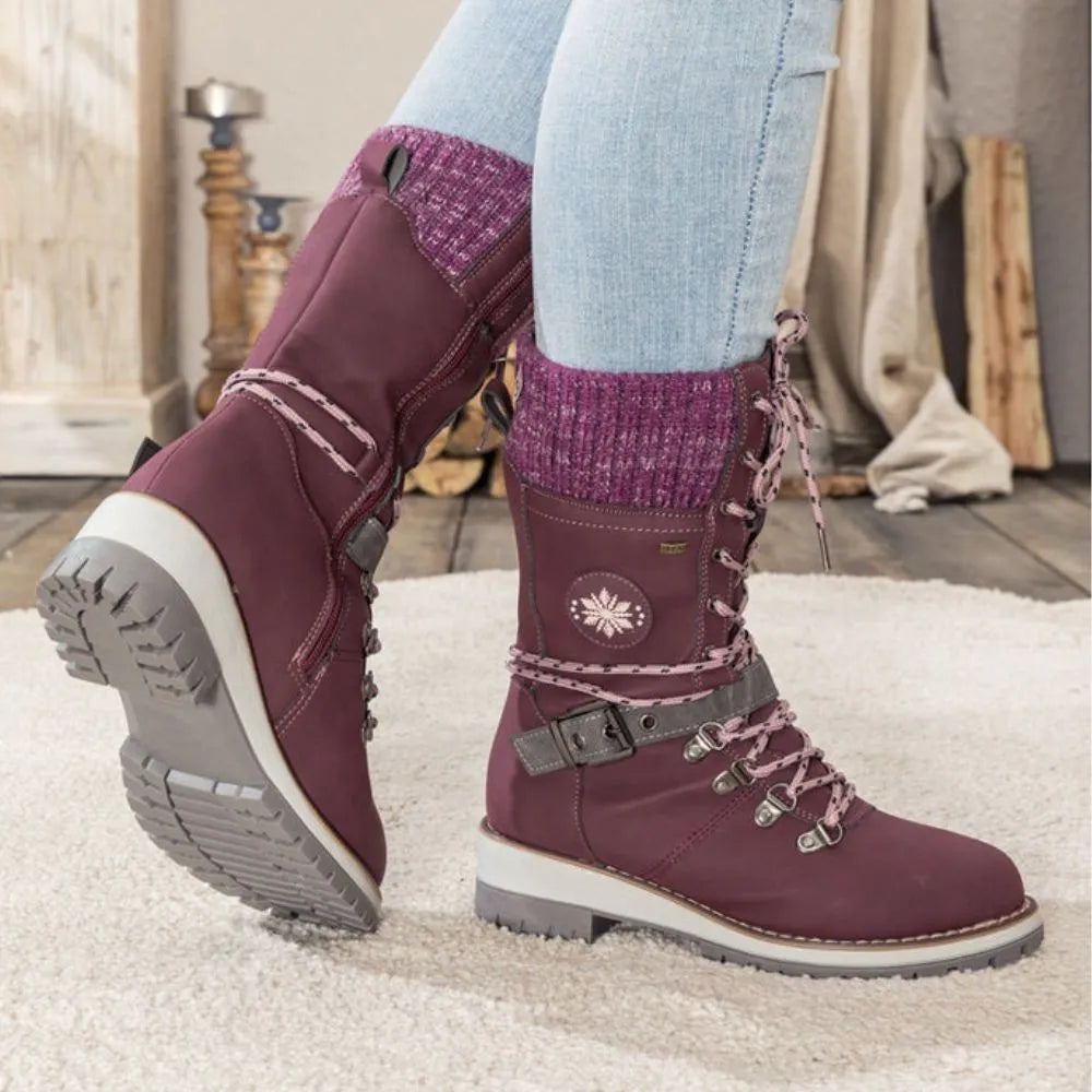 Ava | Cozy Stylish Black Winter Boots for Women 9