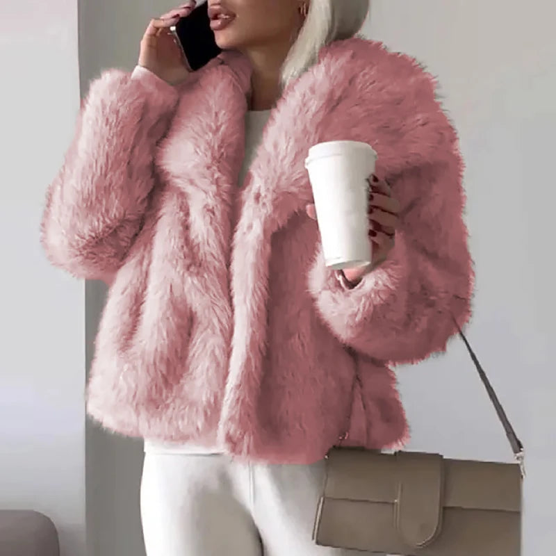 Ava | Elegant Lightweight Faux Fur Jacket 1