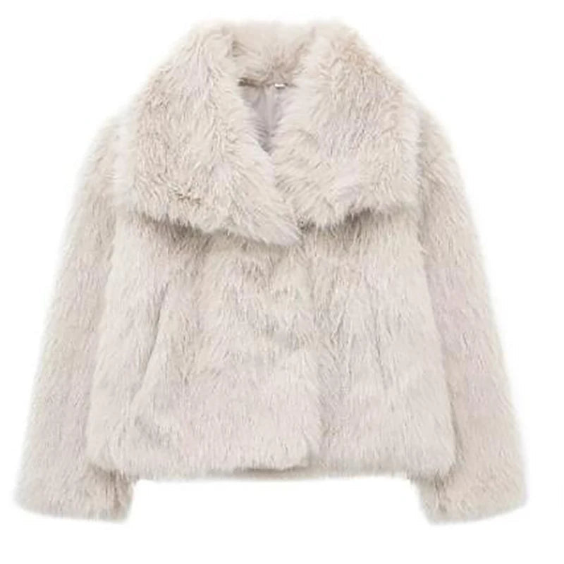 Ava | Elegant Lightweight Faux Fur Jacket 9