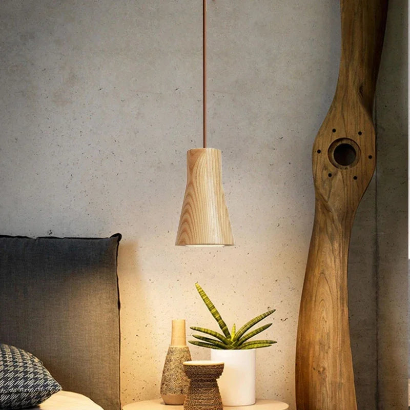 WoodVibe - Sleek Scandinavian Pendant Lamp 10