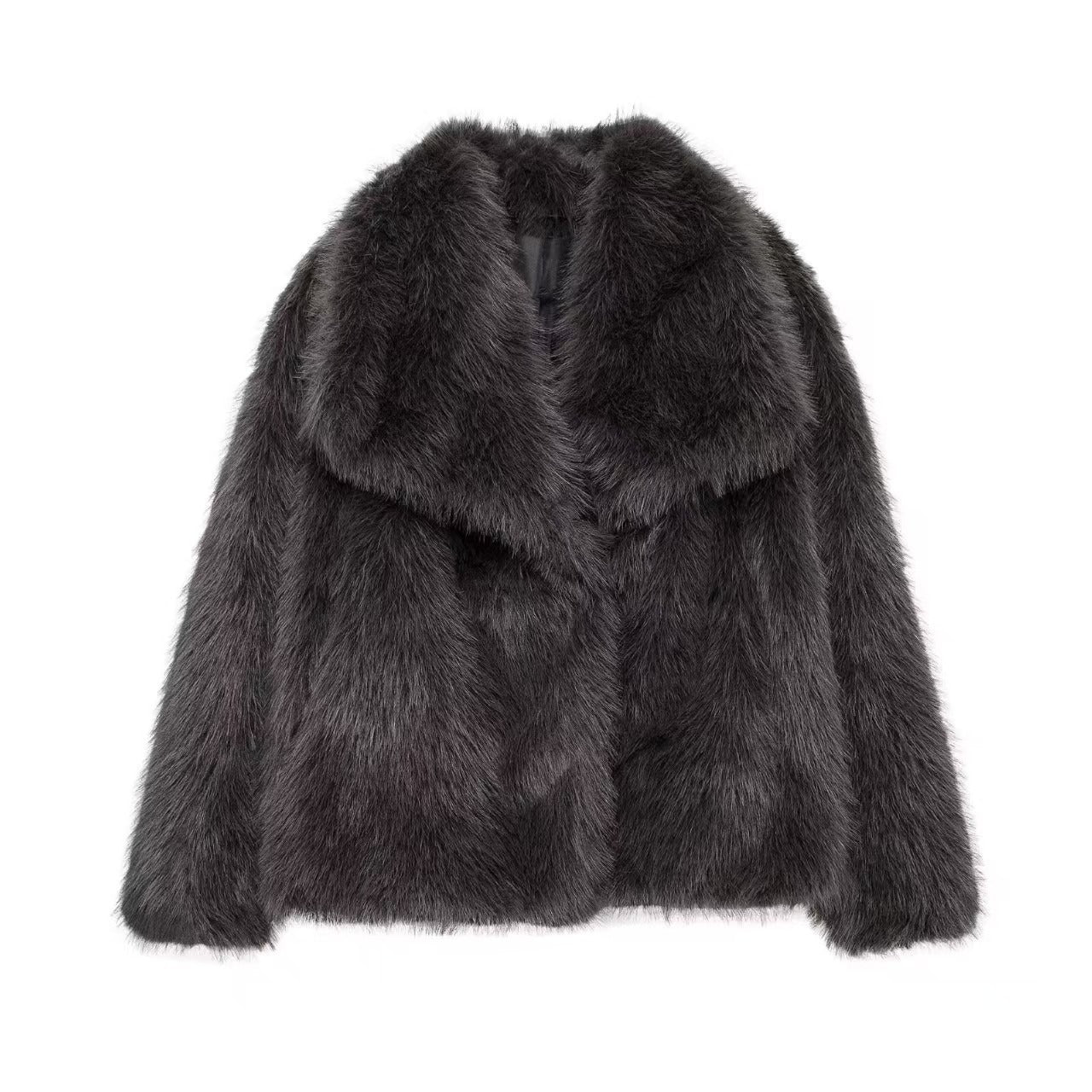 Amelie | Elegant Lightweight Faux Fur Jacket