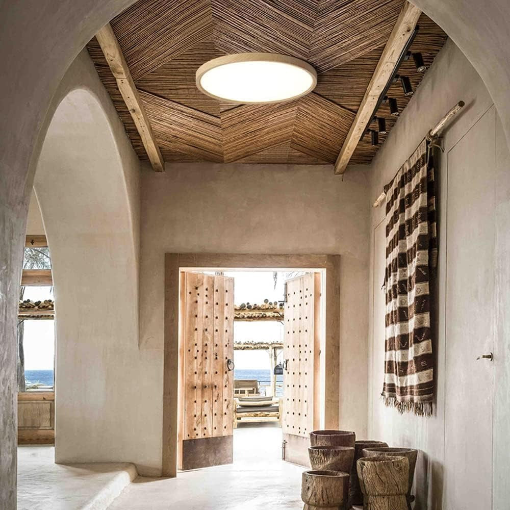 Pyloneer | Dark Wooden Ceiling Lamp