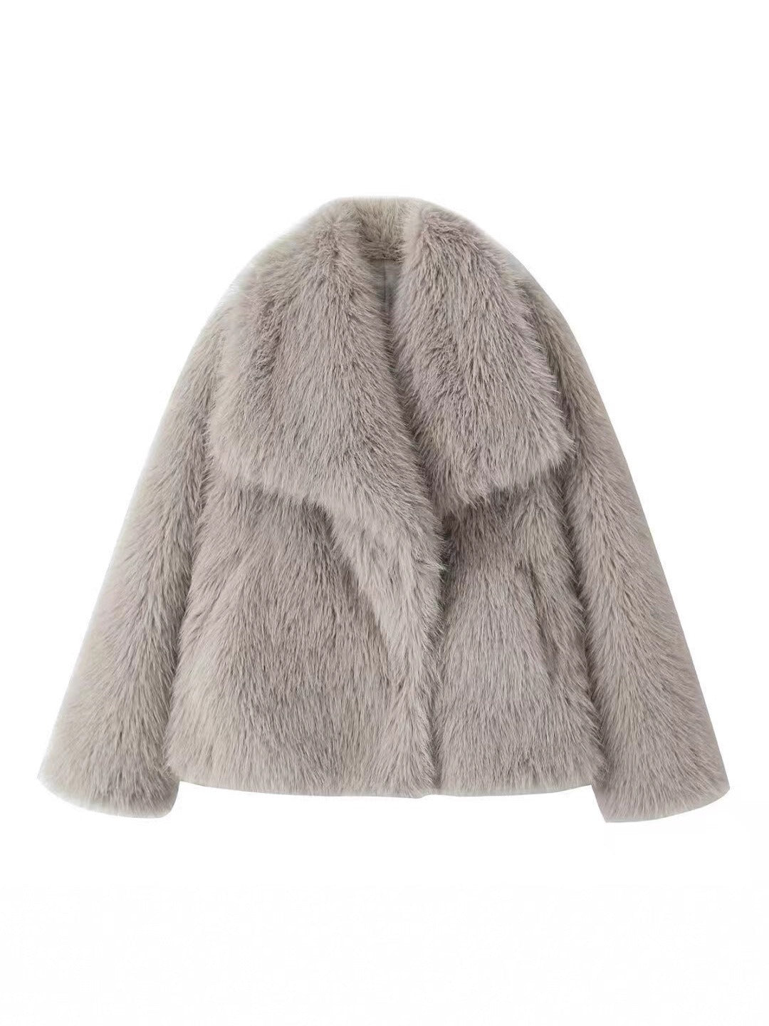 Amelie | Elegant Lightweight Faux Fur Jacket